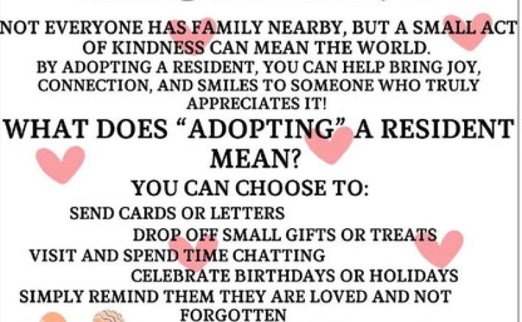 Childress community invited to Adopt a Resident