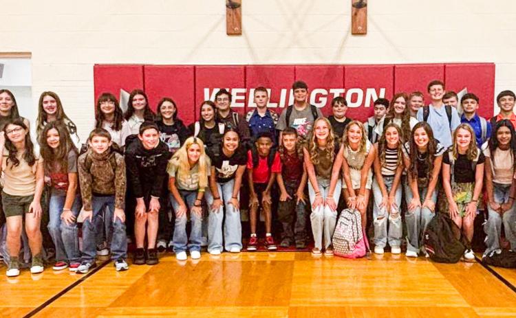 Eighth-grade Firecrackers Wellington Junior High School