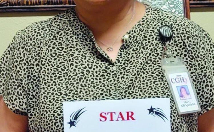 Johnson earns Collingsworth General Hospital’s STAR accolades