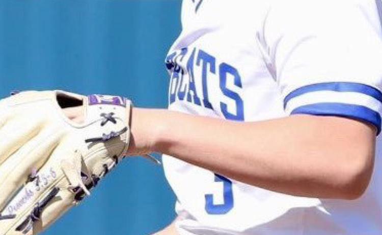 Childress Bobcat Sawyer Dunlap, a senior pitcher and outfielder, recently committed to Wayland Baptist University, located in Plainview. Dunlap’s commitment was announced Thursday, Nov. 30. Courtesy Graphic