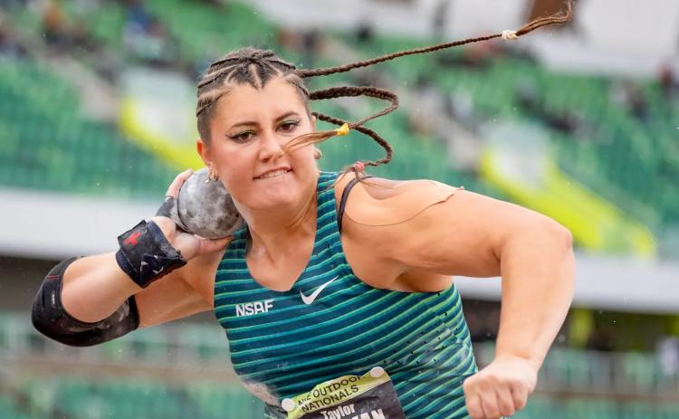 Childress’ Taylor Wiseman competes at the Nike Outdoor Nationals Thursday, June 19-Sunday, June 22 at Hayward Field in Eugene, Ore. The Register-Guard/Ben Lonergan