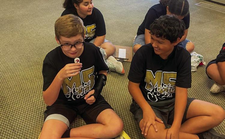 M5 Honor Society visits The Amarillo Botanical Gardens