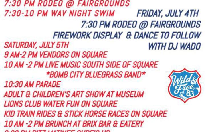 Collingsworth County Chamber produces Fourth of July weekend Wild & Free on 83 events
