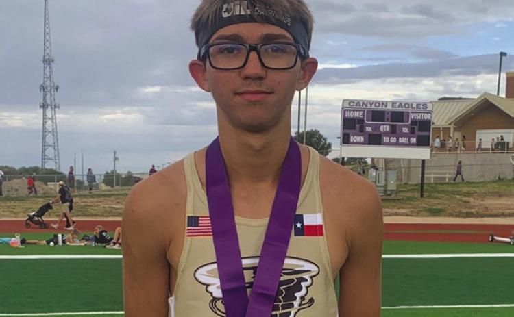 Memphis’ Ryder Robison caps a second-place finish with a time of 16:59.54 at the Canyon Invitational Saturday, Sept. 30.