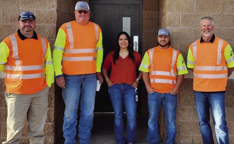 Childress District Texas Department of Transportation (TxDOT) employees sport orange on National Go Orange Day, celebrated Wednesday, April 19, showing their support for work zone safety. Photo Courtesy of Childress District TxDOT