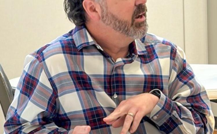 Collingsworth County Retired School Personnel welcomes Ryan Roberson, Family Nurse Practitioner-Certified (FNP-C) at Collingsworth Family Clinic, to its recent meeting. He served as guest speaker and emphasized the importance of various medical directives. Courtesy Photo