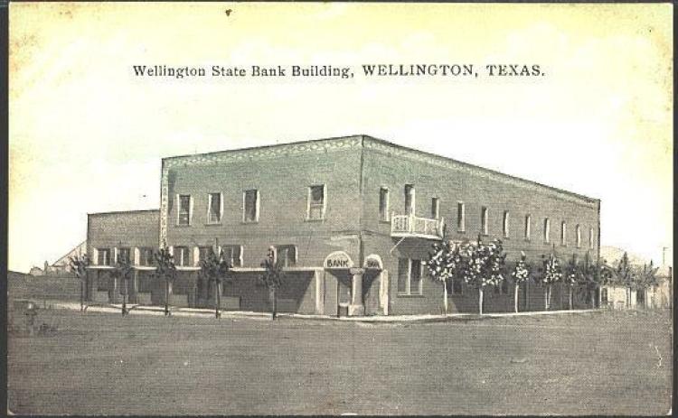 Wellington State Bank’s original building. The Wellington location’s celebration will take place from 11 a.m.-2 p.m. today, July 3. WELLINGTON STATE BANK