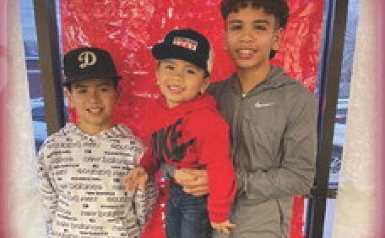 Dahmian, 13 1/2, Alejandro, 3 1/2, and TJ, 16, are the sons of Shauna and Tino Salinas of Wellington, grandsons of Queta and Dawn Thomas and Florentino Ramos and the late Hermelinda Salinas Villegas, great-grandsons of the late Susan and Carl Crutcher and great-nephews of Maria and Jesus Lopez, all of Wellington.