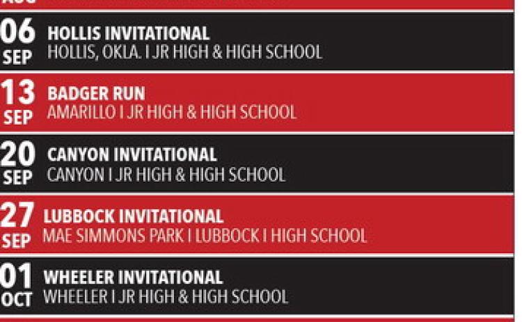 Wellington releases cross country schedule