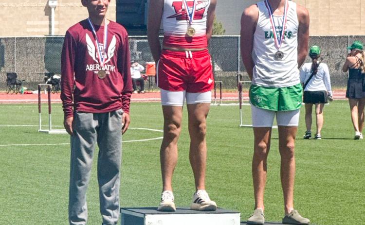Wellington’s Major Brown punches his ticket to state, taking a firstplace finish in triple jump at the UIL 2A Region I Track and Field Championships Friday, May 1-Saturday, May 2 at West Texas A&amp;M University. WELLINGTON HIGH SCHOOL