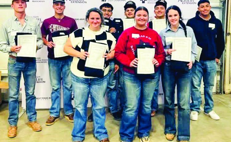 Wellington FFA students achieve certifi cations