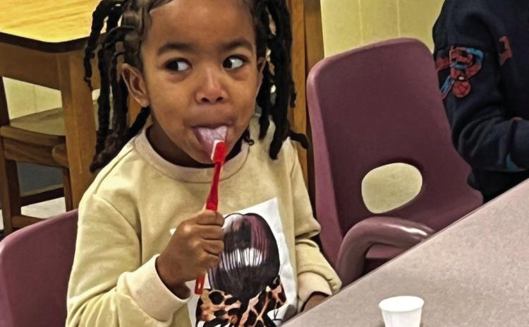 Little Cyclones ‘brush up’ on dental hygiene