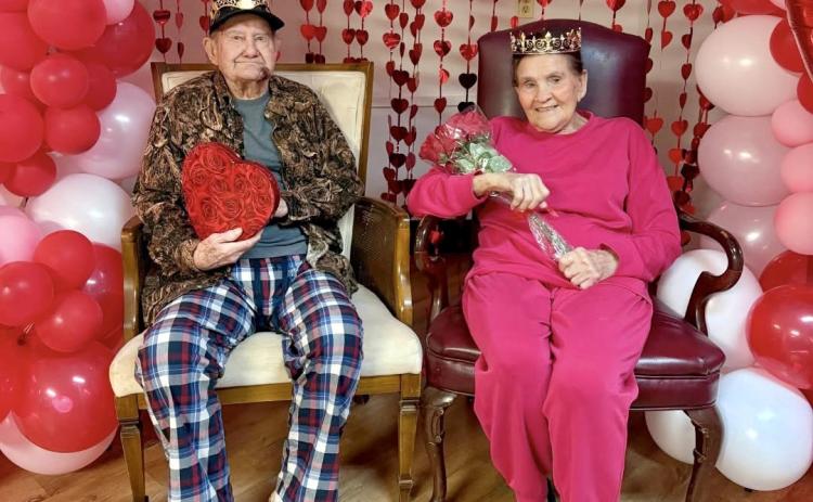 Local nursing homes crown Valentine’s Day royalty