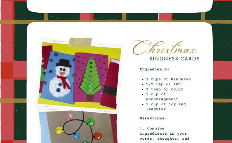 Memphis ISD will host a Christmas Kindness, Health and Wellness Parent/Student/Community Engagement at 5 p.m. Tuesday, Dec. 13 in the Bronze Room. At the event, attendees will create Christmas Kindness Cards for Memphis Convalescent Center residents, make and enjoy festive, healthy snacks and play a fun wellness game. To register for the event, scan the QR code above. Courtesy Graphic