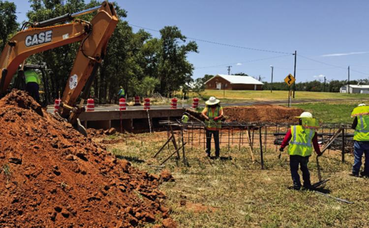Contractors continue to make progress on TxDOT’s FM 338 upgrade through Dodson