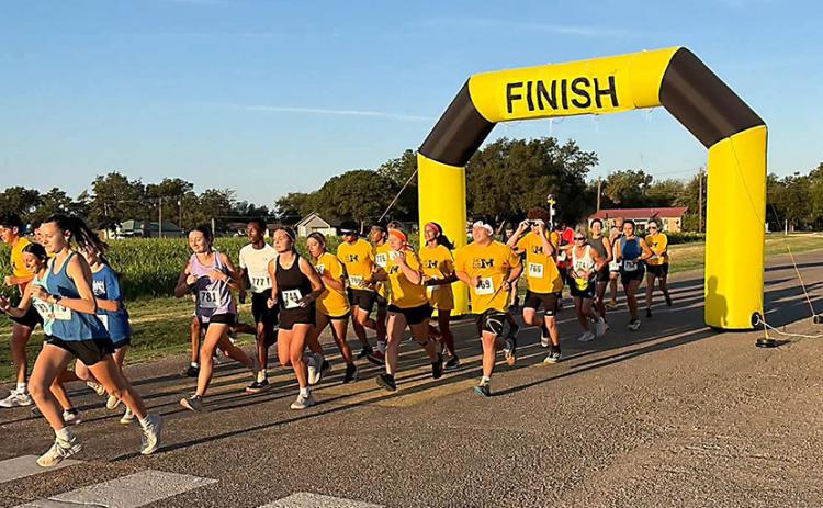 The Memphis Cross Country team and a team of volunteers and supporters helped make the 11th Annual Hall Co. 5k and Fun Run a big success last Saturday, September 19. There was a very good turnout for this as well as the Hall County Picnic. COURTESY PHOTO