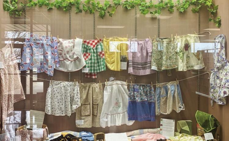Collingsworth Public Library’s March apron display honors the women who raised those old enough to appreciate such a resourceful piece of history. Grandmother’s apron protected her dress, served as potholders, dried children’s tears, carried eggs from the chicken coop and more. Check out the exhibit from 8 a.m.-5:30 p.m. Monday, Tuesday, Wednesday and Friday or 8 a.m.-8 p.m. Thursday. Courtesy Photo