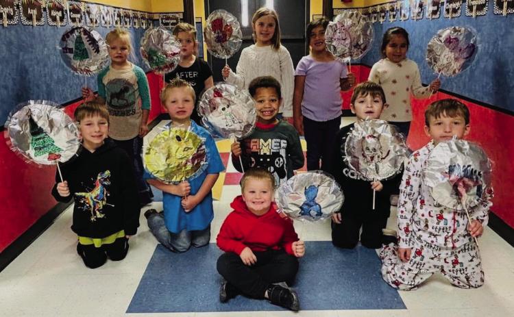 Brooke Patterson’s first-grade class. Photos Courtesy of Wellington Elementary School