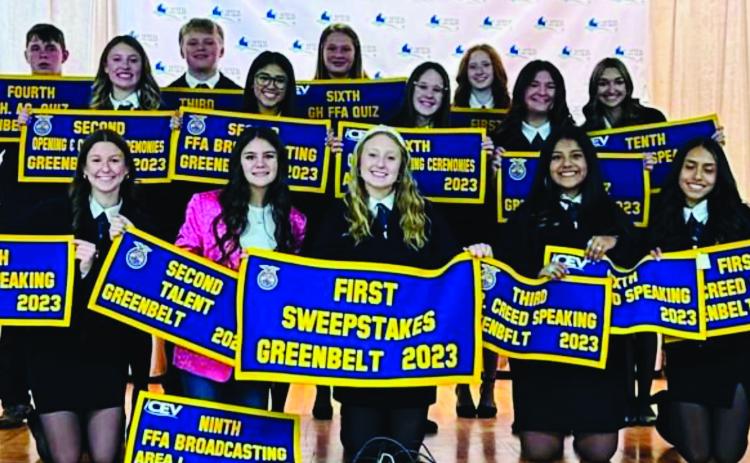 Wellington FFA garners first Greenbelt District Sweepstakes honor