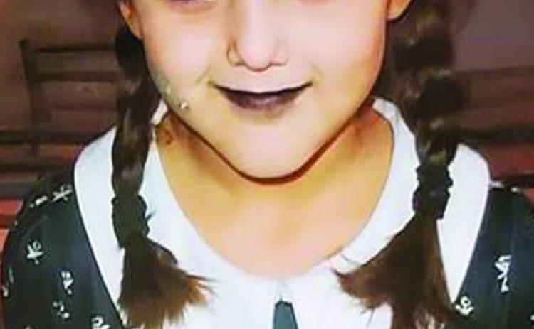 Wednesday Adams, also known as Olivia, takes the female child category grand prize of $50.