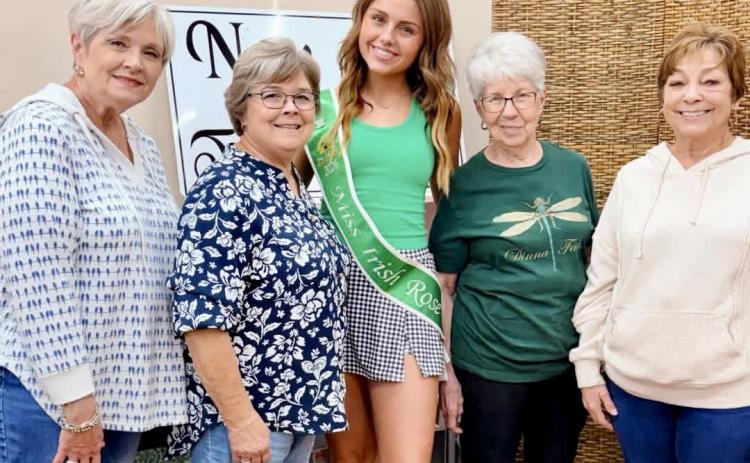 Miss Irish Rose 2026 Adlee Lambert, of Childress, volunteers at New4U Thrift Store Wednesday, April 29. “I had the opportunity to volunteer at my local thrift store, and I’m so grateful to serve and support something bigger than myself,” Lambert said. “From sorting donations to organizing products, it’s such a rewarding feeling knowing even the smallest tasks can make a difference in my community. If you ever find yourself in Childress, be sure to stop by New4U.” MISS IRISH ROSE