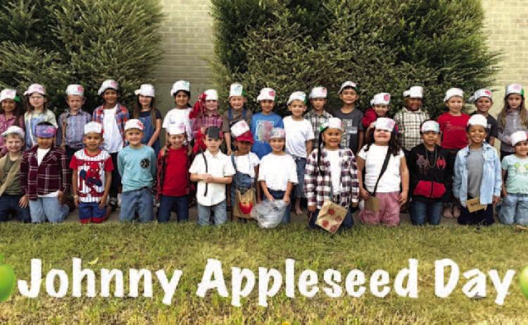First grade sparklers explore Johnny Appleseed