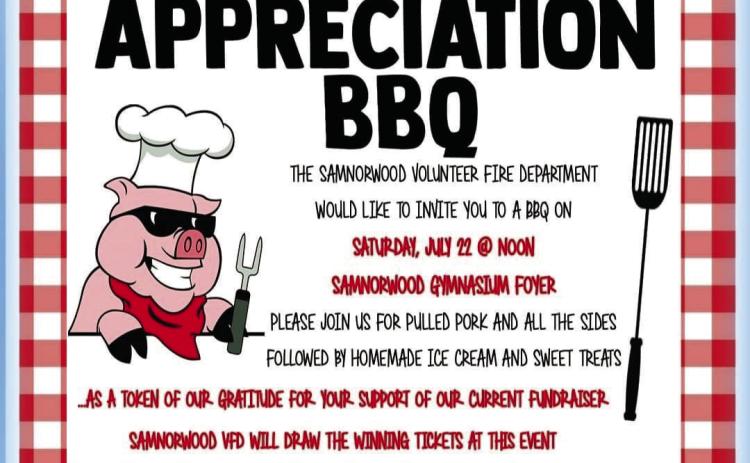 Samnorwood Volunteer Fire  Department plans appreciation  event, fundraiser drawing