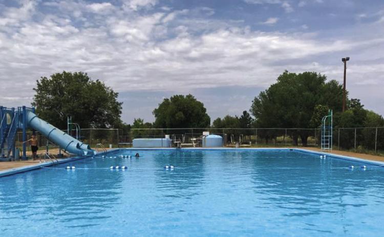 The Childress City Pool will open for the summer Saturday, May 27. Admission is $3. Children two and under swim for free. The Childress City Pool will be open from 1-6 p.m. Tuesday-Saturday and 2-6 p.m. Sunday. For party rental information, message Childress City Pool on Facebook or call 940-938-7011. Photo Courtesy of Childress City Pool