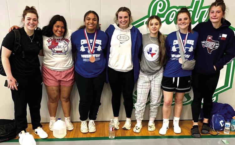 Lady Cats compete at regional powerlifting meet