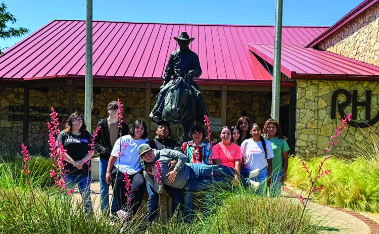Memphis High School Gifted and Talented (GT) students visit National Ranching Heritage Center in Lubbock. Memphis ISD