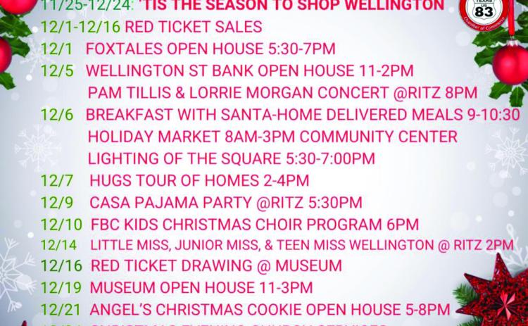 Collingsworth Chamber notes December events