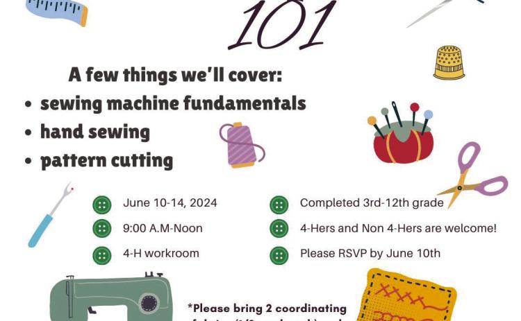 Collingsworth County AgriLife plans sewing class