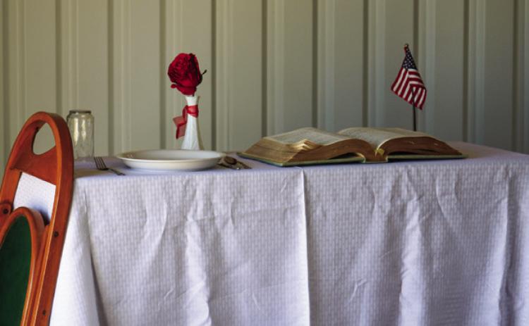 Ramona Garcia receives Quilt of Valor at Childress Elks Memorial Day Service