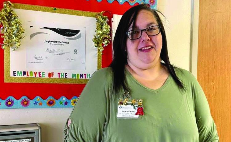 Memphis Convalescent Center announces the February 2025 Employee of the Month Brandie Hicks. “Brandie has consistentlydemonstratedexceptionaldedicationandservice, significantly enhancing the quality of life for our residents,” Memphis Convalescent Center Administrator Myrna Robinson said. “Her attentive care and positive attitude has made a remarkable difference in residents’ daily experiences. We are grateful to have her as a part of our team.” Photo Courtesy of Memphis Convalescent Center