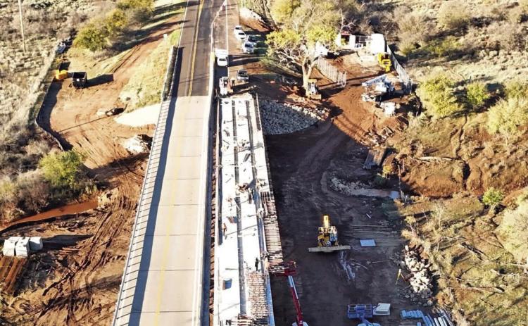 TxDOT continues work on Buck Creek bridge replacement