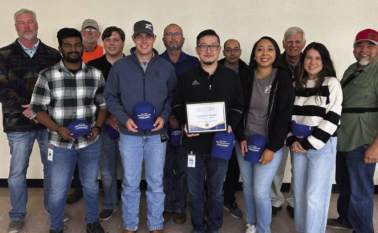 The Texas Department of Transportation Childress District Transportation, Planning and Development is awarded the 2024 Dr. John A. Epps Quality Seal Coat Award at the TxDOT Childress District Safety Banquet and Wellness Fair Friday, Oct. 18.