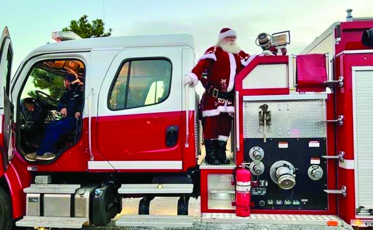 Santa spotted in Childress
