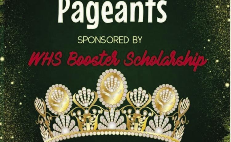 Sponsored by the Wellington High School Booster Scholarship organization, the Little Miss, Junior Miss and Teen Miss Wellington Pageants will take place at 2 p.m. Sunday, Dec. 14 at the Wellington Ritz Theatre. Little Miss Wellington includes girls in kindergartensecond grade; Junior Miss Wellington, third-fifth grade; and Teen Miss Wellington, sixtheighth grade. Admission is $5, and concessions will be available. Wellington High School