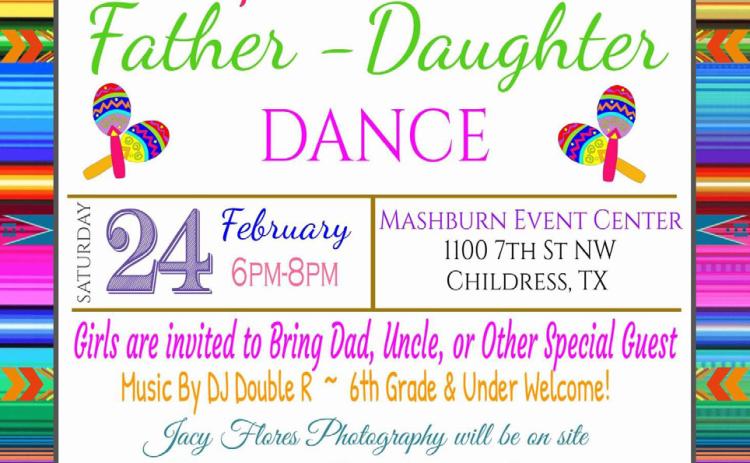 Mashburn Event Center´s annual Father-Daughter Dance next Saturday