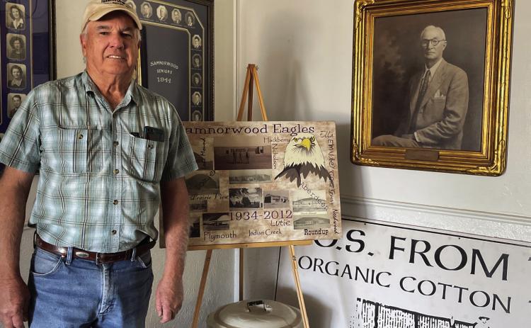 SOS From Texas owner Gary Oldham welcomed members of the Gamma Kappa Chapter of Delta Kappa Gamma for a recent tour of his business, housed in the former Samnorwood High School. Courtesy Photo