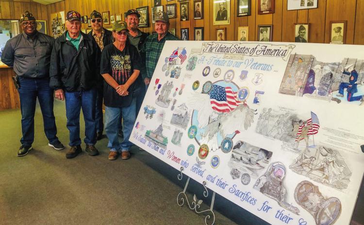 Collingsworth County’s Freeland creates ‘A Veteran’s Tribute’ mural