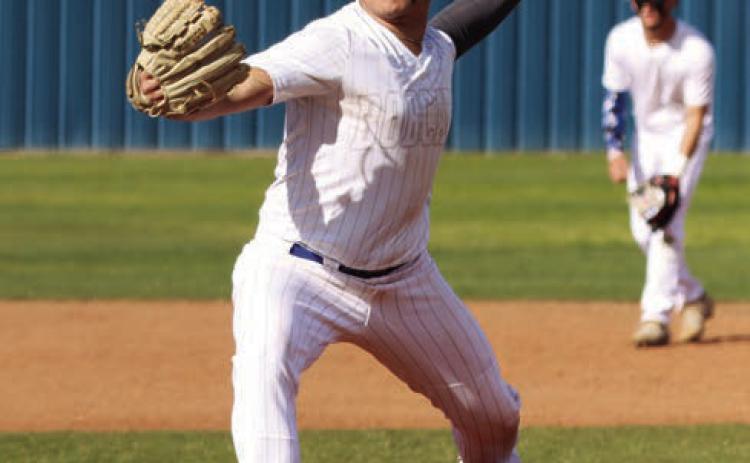 Childress Bobcat Sawyer Dunlap, a senior pitcher and outfielder, recently committed to Wayland Baptist University, located in Plainview. Dunlap’s commitment was announced Thursday, Nov. 30. Photo by Childress High School Yearbook Staff
