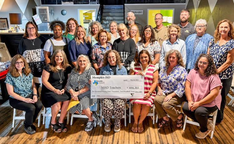 Memphis Independent School District educators earn a combined $694,203 through the Texas Education Agency (TEA) Teacher Incentive Allotment (TIA) program. MEMPHIS ISD