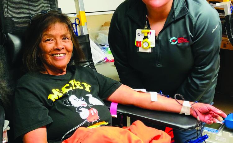 Martinez accomplishes 43rd blood donation