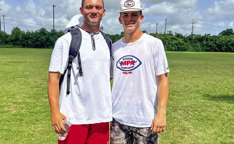 Childress’ Drake Rabe gets unique experience at prestigious Manning Passing Academy