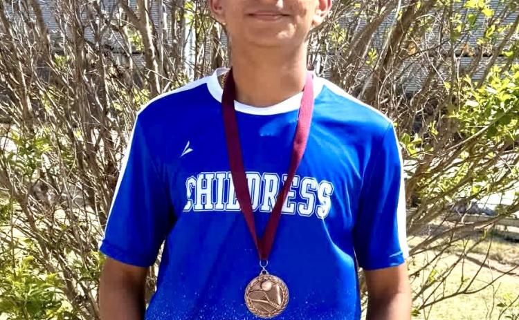 Childress’ Preet Bhakta takes a third-place finish at the Seymour Childress Bobcat Boosters