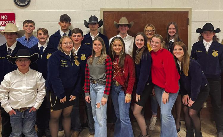 Area Students attend Greenbelt District FFA Banquet