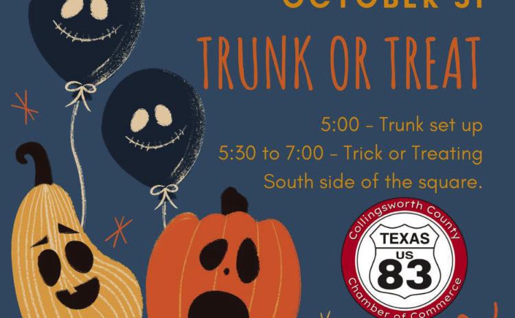 Collingsworth Chamber presentsTrunk-or-Treat