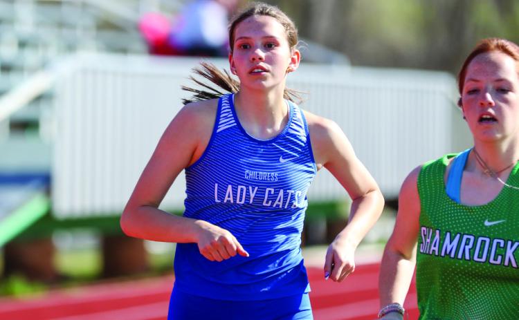 Childress competes at St. Patrick’s Day Relays