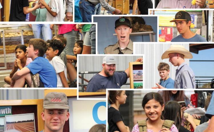 Area fifth graders participate in the annual Childress County Ag Day held Thursday, Oct. 24 at the Mashburn Event Center and Arena. The Red River Sun/Elizabeth Tanner